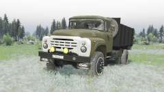 ZIL 130 4x4 green for Spin Tires