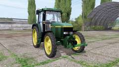 John Deere 6810 narrow tires for Farming Simulator 2017