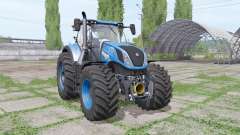 New Holland T7.315 blue for Farming Simulator 2017