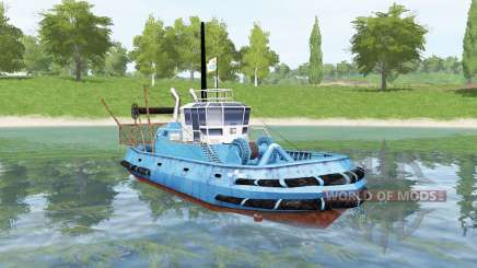 Blue ship for Farming Simulator 2017