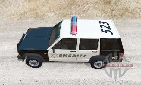 Jeep Cherokee Police for BeamNG Drive