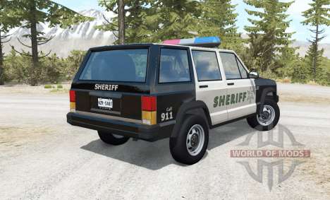 Jeep Cherokee Police for BeamNG Drive