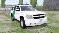Chevrolet Tahoe (GMT900) 2007 US Border Patrol for Farming Simulator 2017