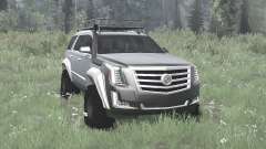 Cadillac Escalade (GMTK2XL) 2015 off-road for MudRunner