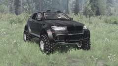 BMW X6 M (E71) 2009 lifted for MudRunner